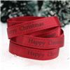 Order  Christmas Ribbon - H/C Saddle Stitch Sherry